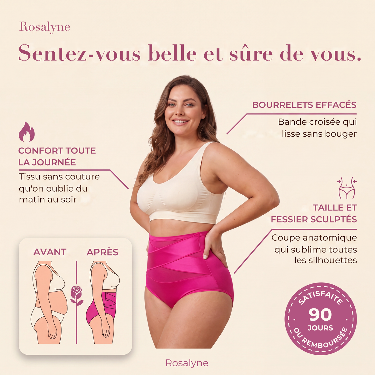 Culotte gainante sculptante Rosalyne
