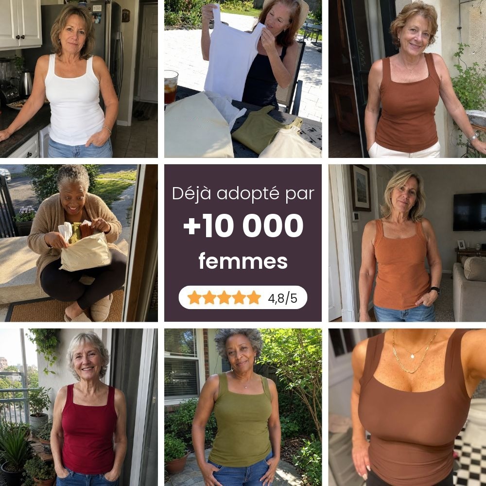 Débardeur Sculptant à Soutien-Gorge Intégré