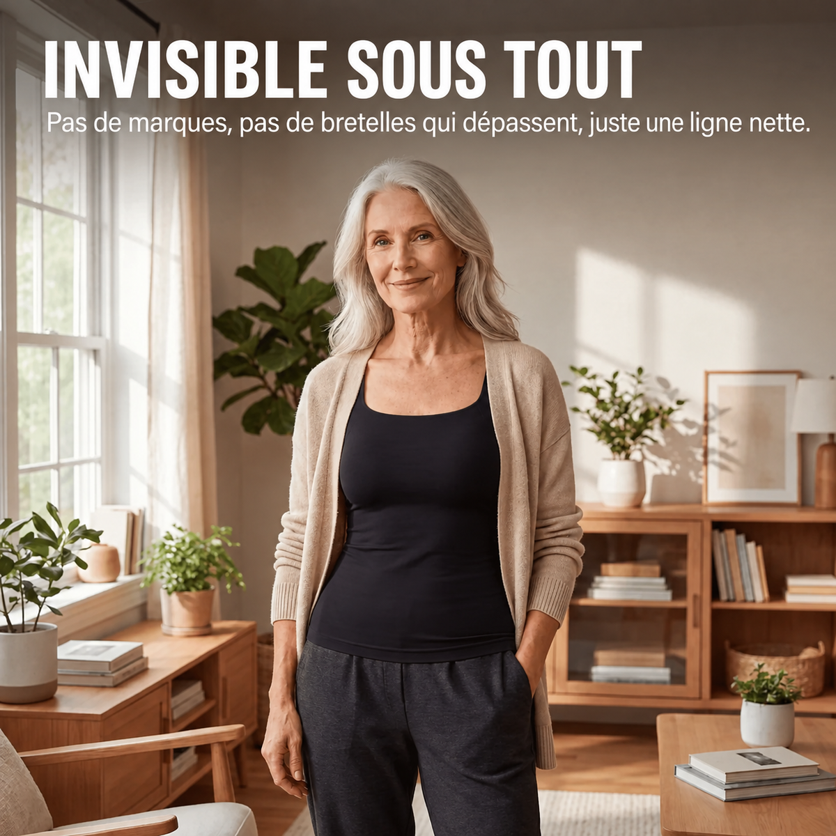 Débardeur Sculptant à Soutien-Gorge Intégré