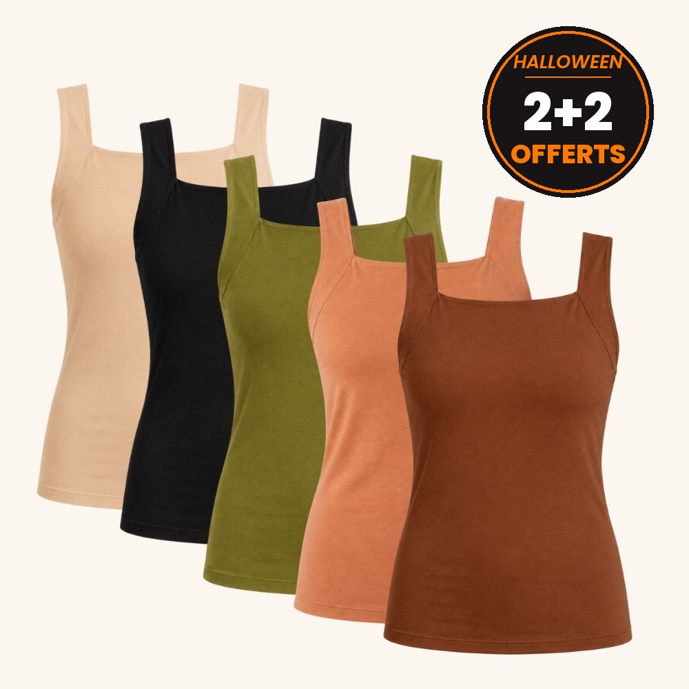 Débardeur Sculptant à Soutien-Gorge Intégré